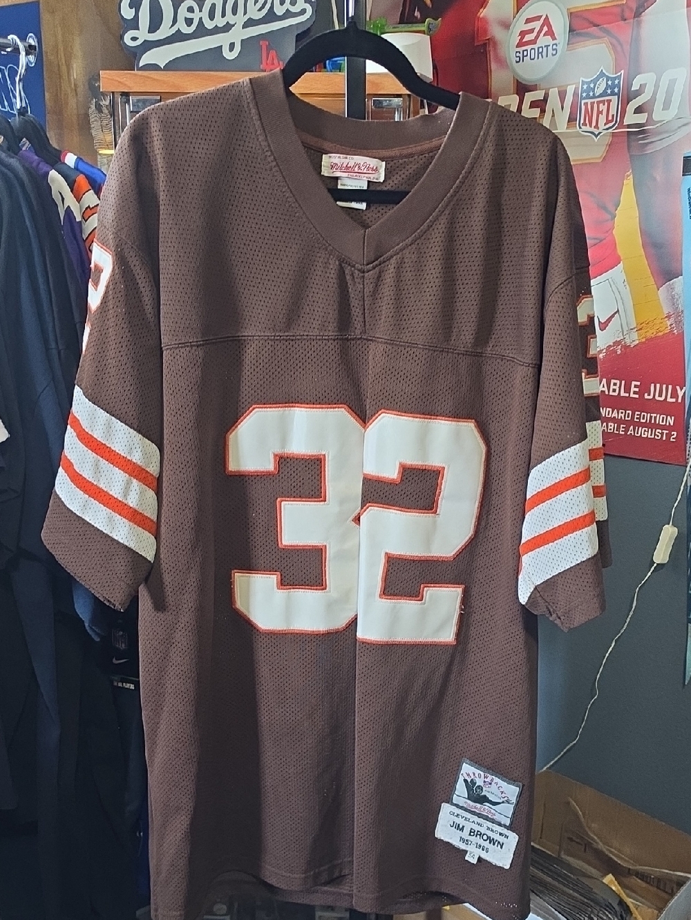 Mitchell & Ness Jim Brown Jersey